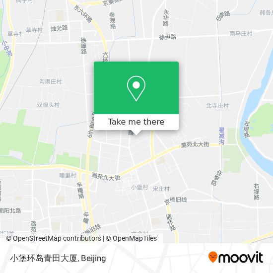 小堡环岛青田大厦 map