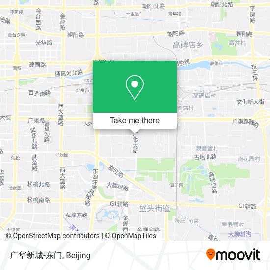 广华新城-东门 map