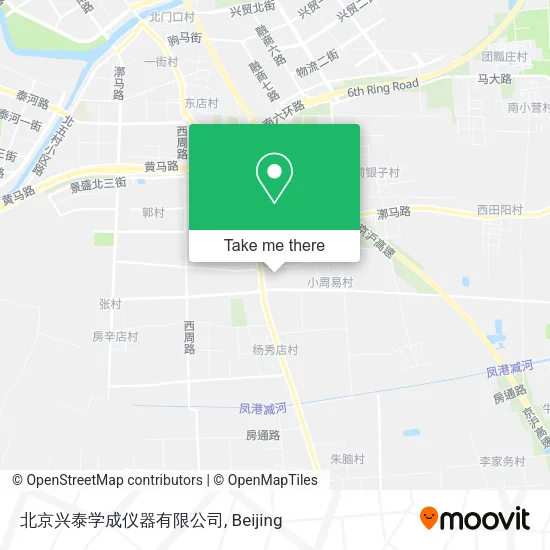北京兴泰学成仪器有限公司 map