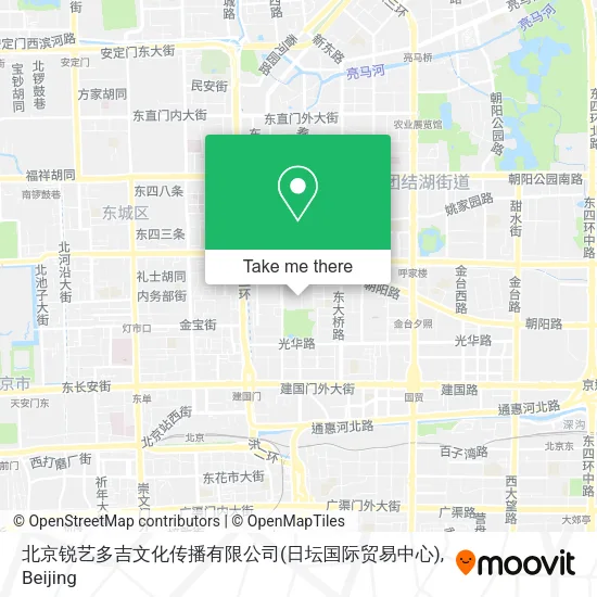 北京锐艺多吉文化传播有限公司(日坛国际贸易中心) map