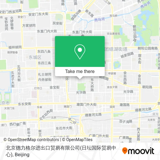 北京德力格尔进出口贸易有限公司(日坛国际贸易中心) map