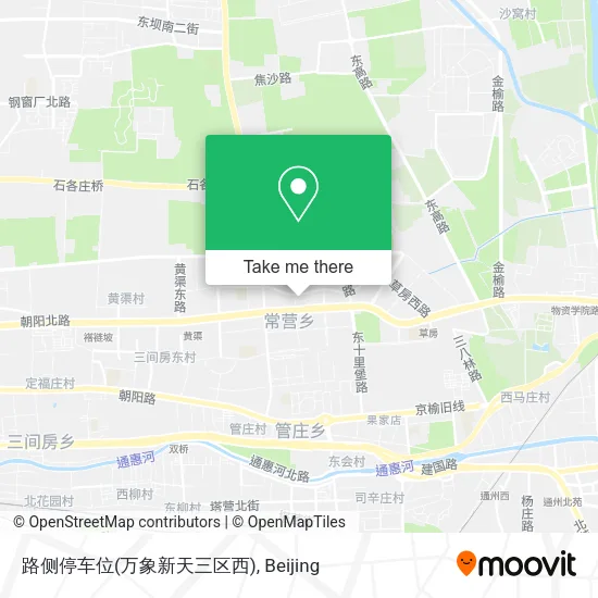 路侧停车位(万象新天三区西) map