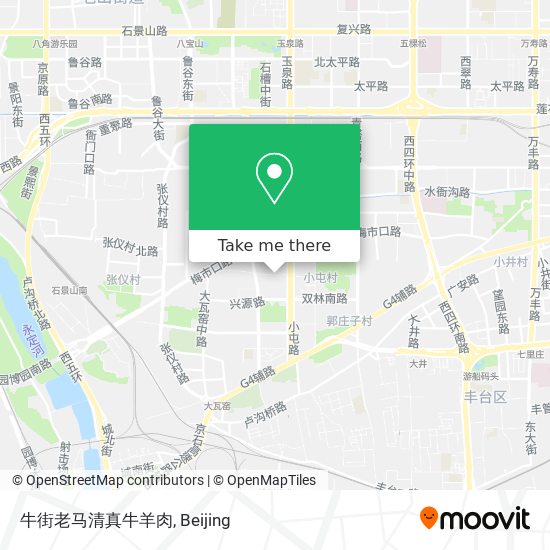 牛街老马清真牛羊肉 map
