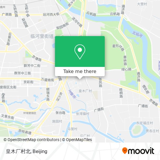 皇木厂村北 map