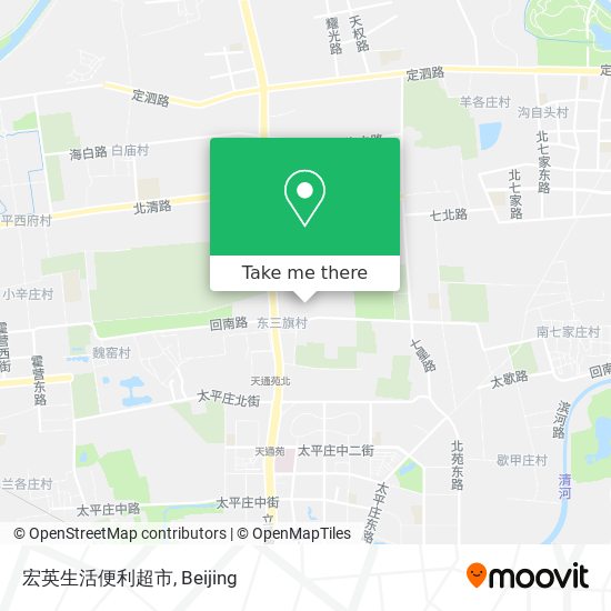 宏英生活便利超市 map
