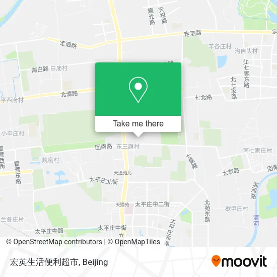 宏英生活便利超市 map