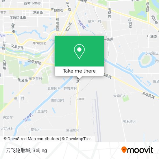 云飞轮胎城 map