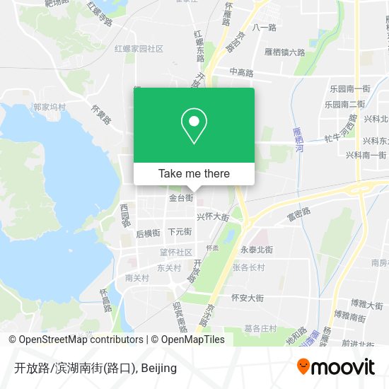 开放路/滨湖南街(路口) map