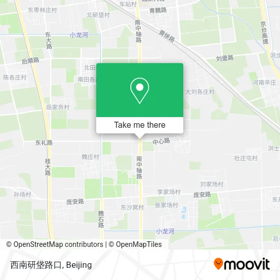 西南研垡路口 map
