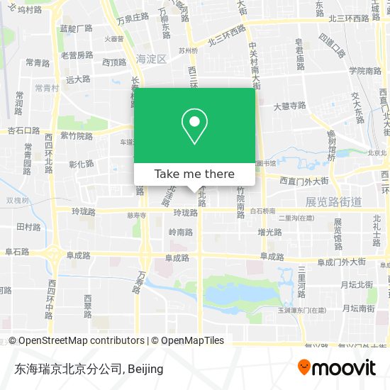 东海瑞京北京分公司 map