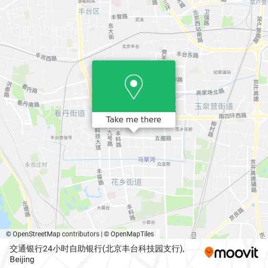 交通银行24小时自助银行(北京丰台科技园支行) map
