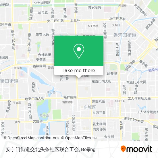 安宁门街道交北头条社区联合工会 map