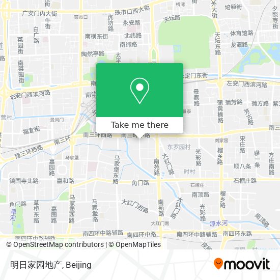 明日家园地产 map