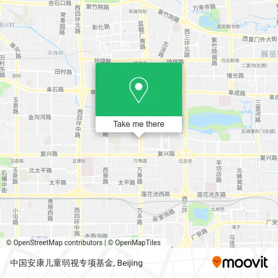 中国安康儿童弱视专项基金 map