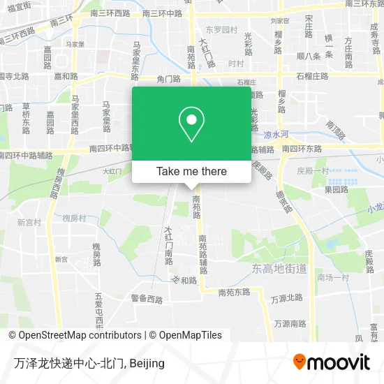 万泽龙快递中心-北门 map
