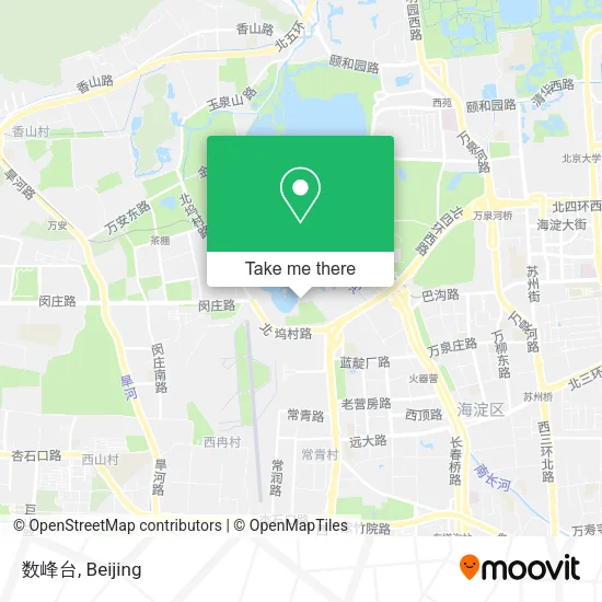 数峰台 map