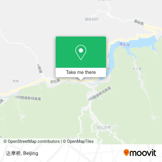 达摩桥 map
