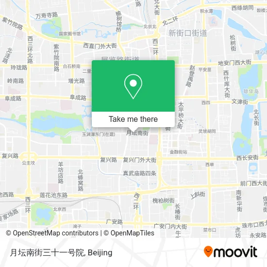月坛南街三十一号院 map