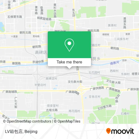 LV箱包店 map