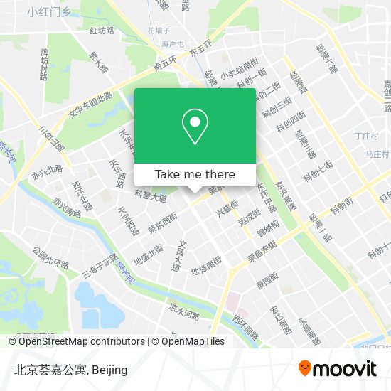 北京荟嘉公寓 map