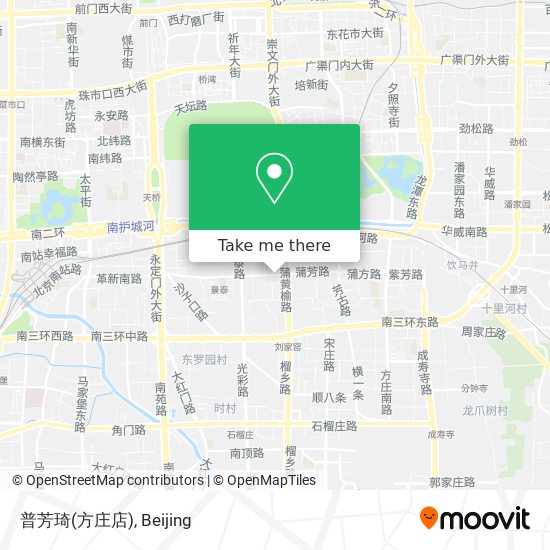普芳琦(方庄店) map