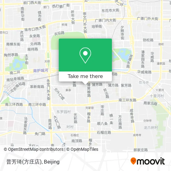 普芳琦(方庄店) map