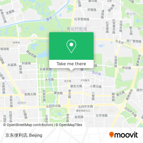 京东便利店 map