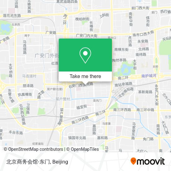 北京商务会馆-东门 map