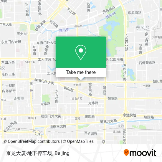 京龙大厦-地下停车场 map