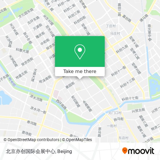 北京亦创国际会展中心 map