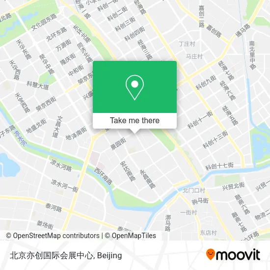 北京亦创国际会展中心 map