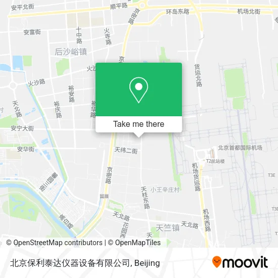 北京保利泰达仪器设备有限公司 map