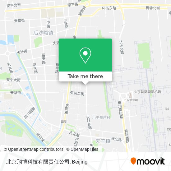北京翔博科技有限责任公司 map