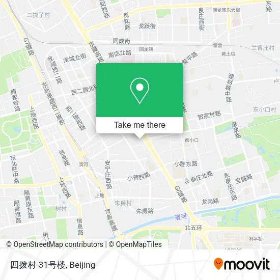 四拨村-31号楼 map