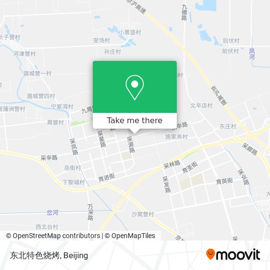 东北特色烧烤 map