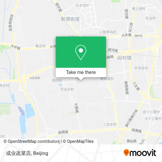 成业蔬菜店 map