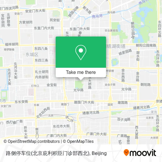 路侧停车位(北京庇利积臣门诊部西北) map