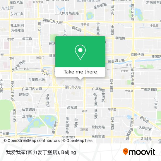 我爱我家(富力爱丁堡店) map