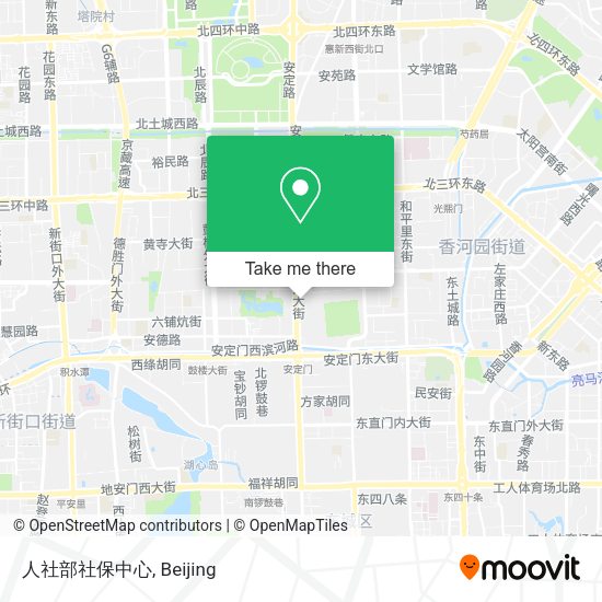 人社部社保中心 map