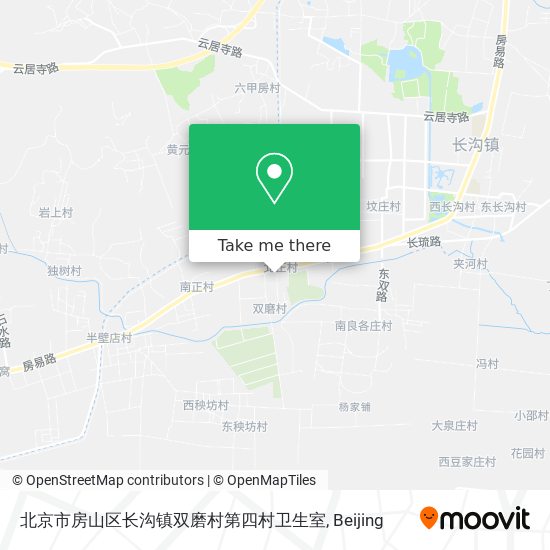 北京市房山区长沟镇双磨村第四村卫生室 map