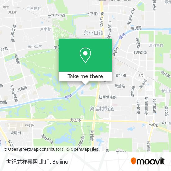 世纪龙祥嘉园-北门 map