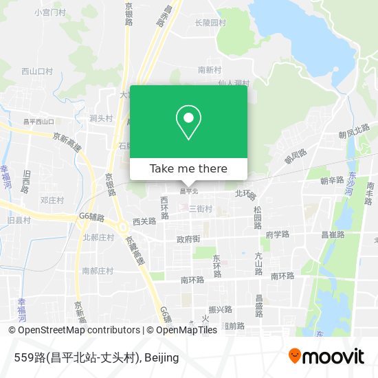 559路(昌平北站-丈头村) map