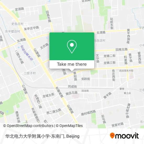 华北电力大学附属小学-东南门 map