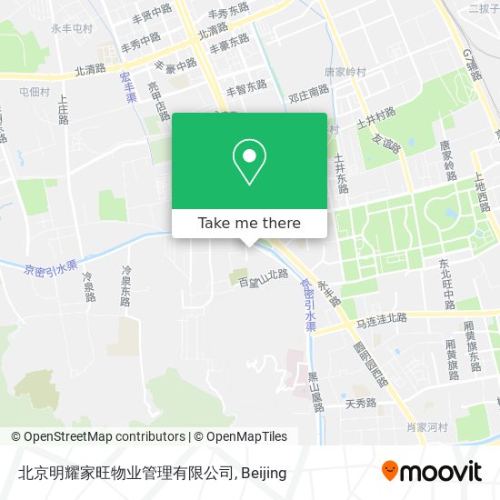 北京明耀家旺物业管理有限公司 map