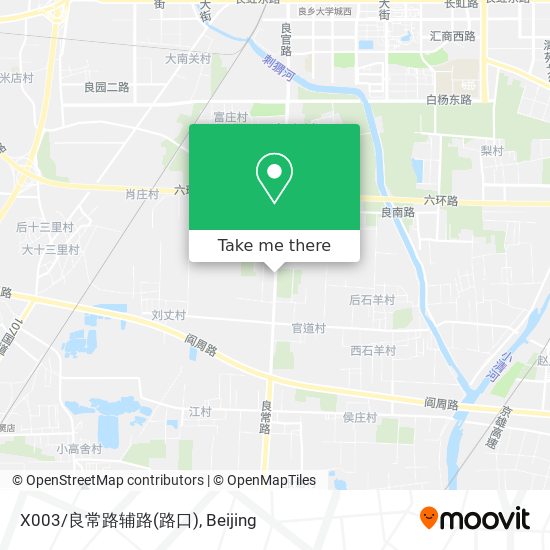 X003/良常路辅路(路口) map