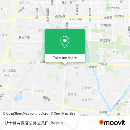 炒十路与良官公路交叉口 map