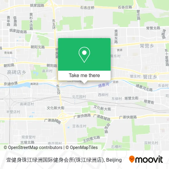 壹健身珠江绿洲国际健身会所(珠江绿洲店) map