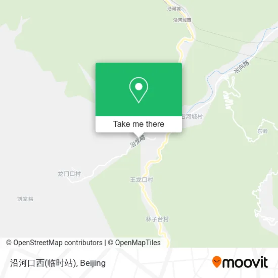 沿河口西(临时站) map