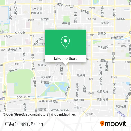 广渠门中餐厅 map