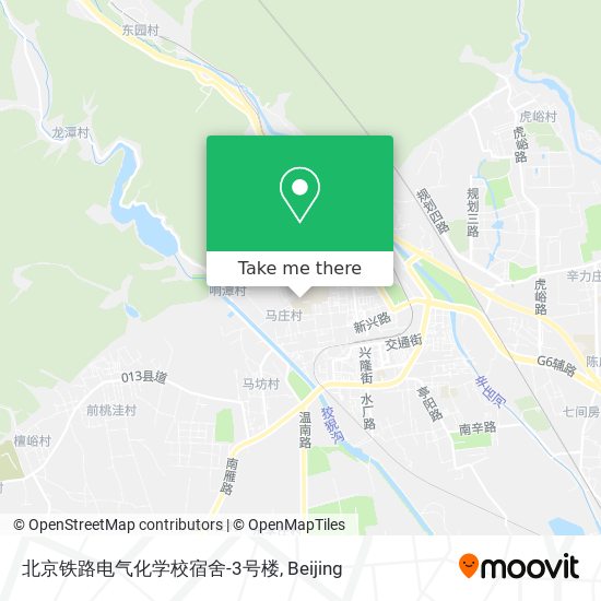 北京铁路电气化学校宿舍-3号楼 map